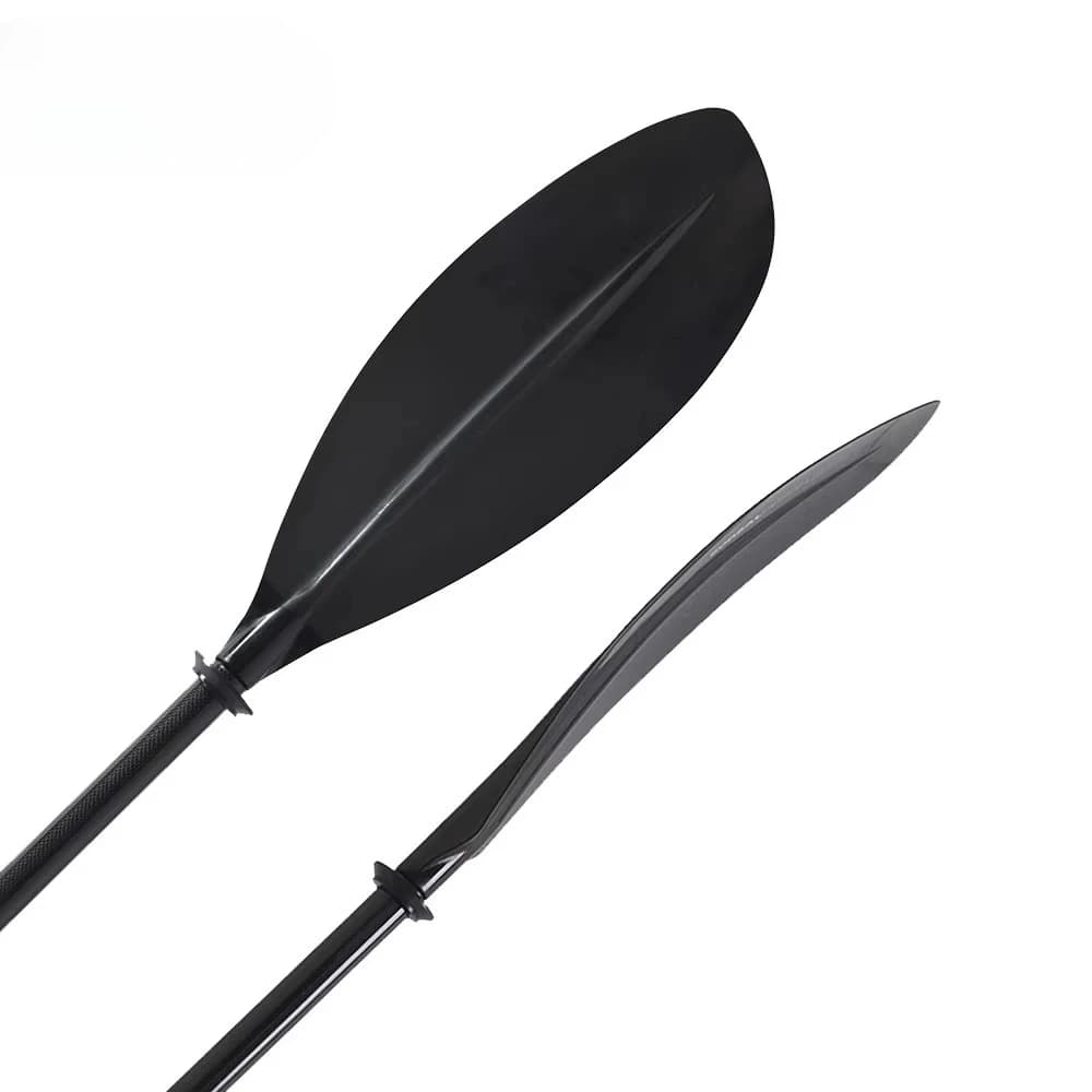 Pagaia per Kayak con Asta in Fibra di Carbonio Ovale Leggera e Resistente, Lama in Fibra di Vetro