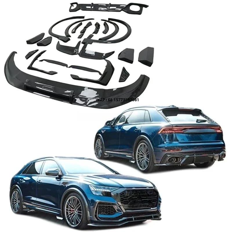ABT Style Carrozzeria Kit for RSQ8: Front lip, diffuser, Side miniskirts, mudguards, Grid and Spoiler frame
