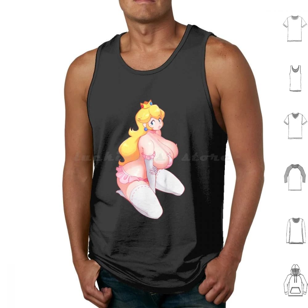 Classica della principessa P-13. Canotte Canottiere senza maniche Simpatici animali colorati Arcobaleno Fiori Vita Estate Retro Fiore fresco