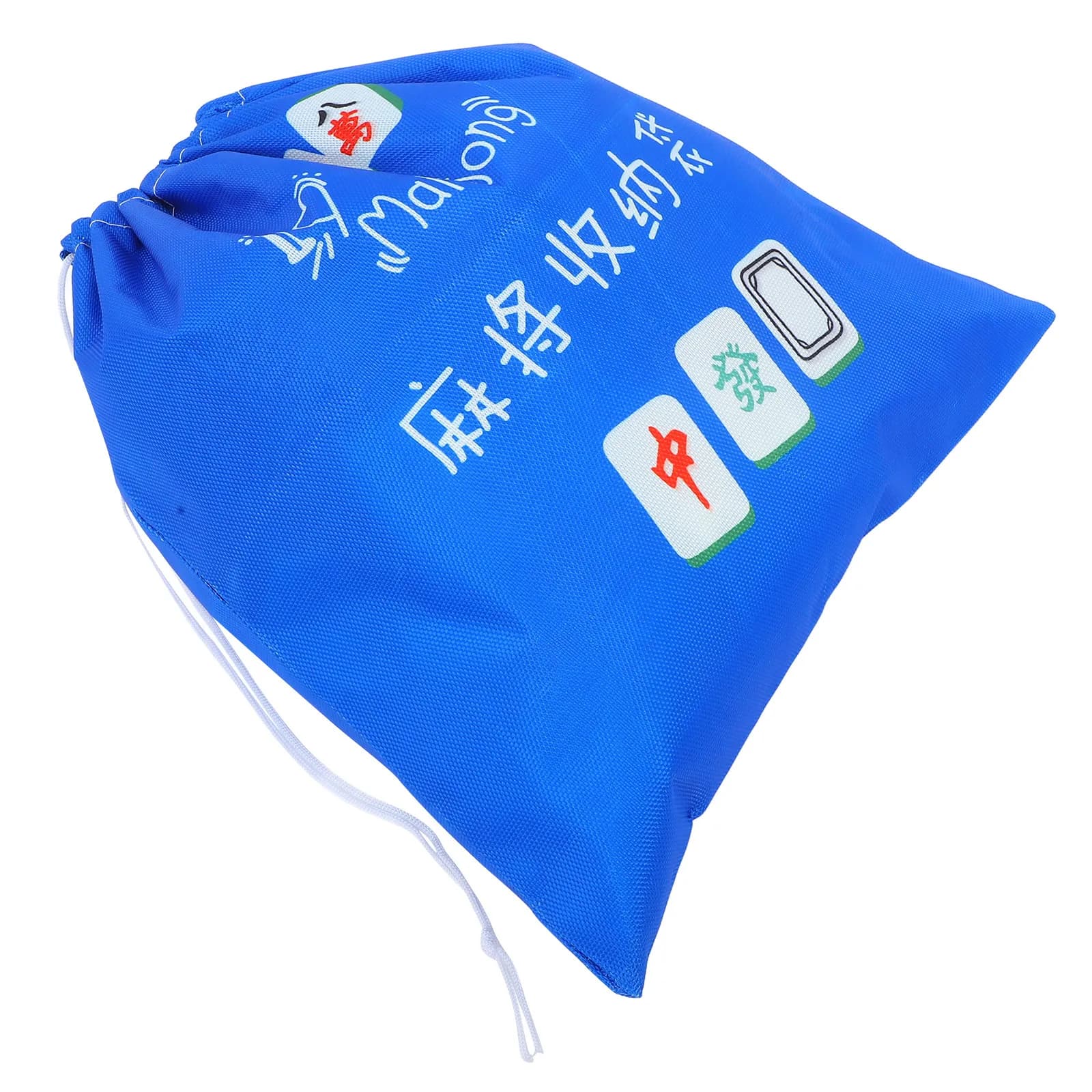 Premium Large Mahjong Organizer Bag Drawstring Closure Oxford Fabric Wear Resistant Portable Storage Pouch for Mahjong Tiles