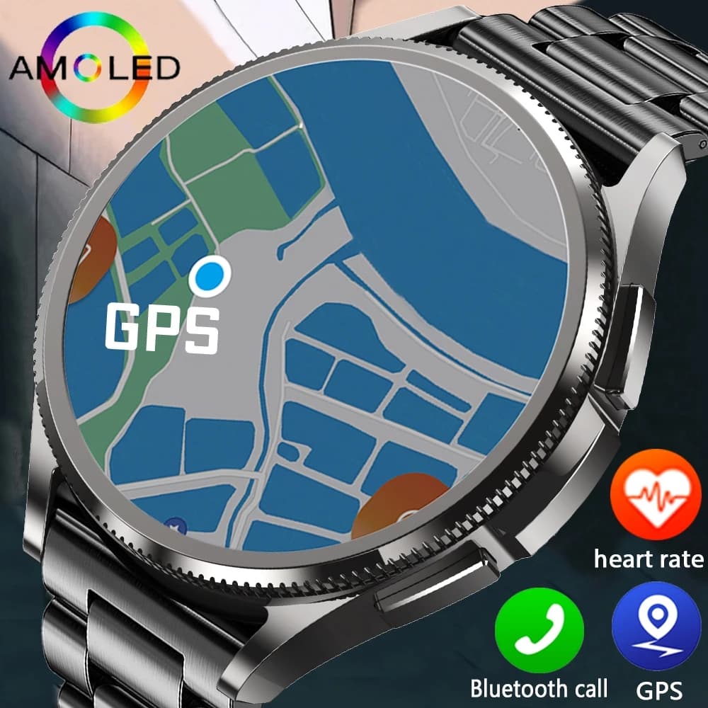 Watch 6 Smartwatch classic man GPS outdoor sports Health Cardiofrequencymeter Waterproof Bluetooth Smart Watch 2025 New