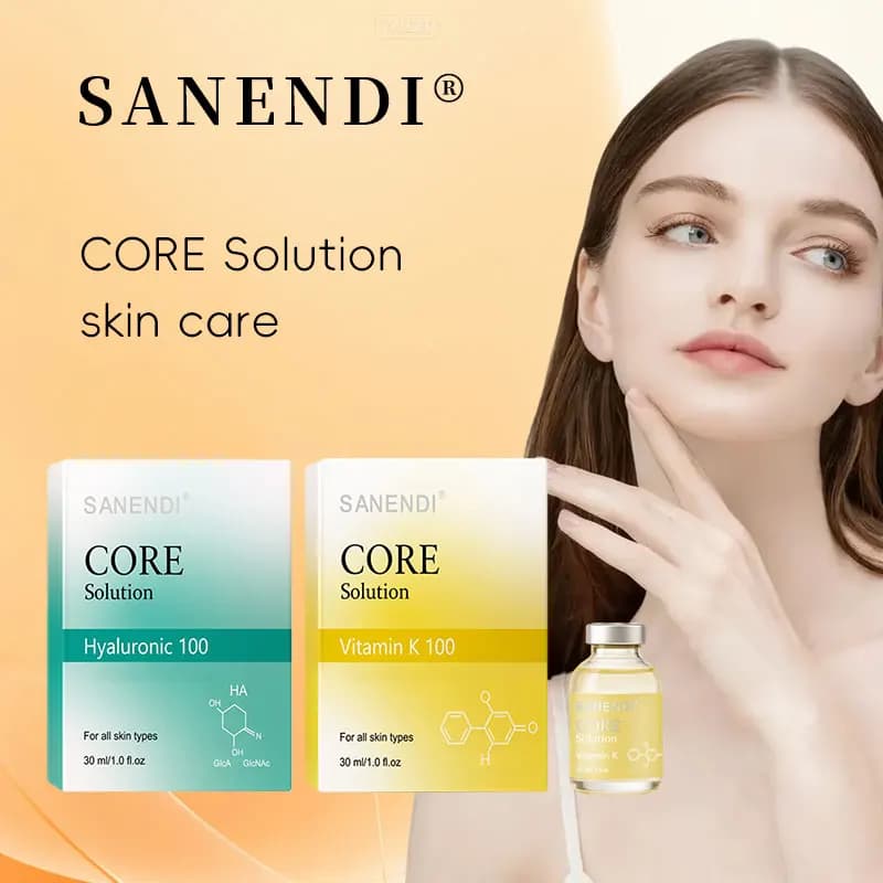 Sanendi CORE Vitamin K Hyaluronic Acid Dr.Pen Stele Cells Serum for Peptides Face Skinbooster Reparation Lines Dissolvency