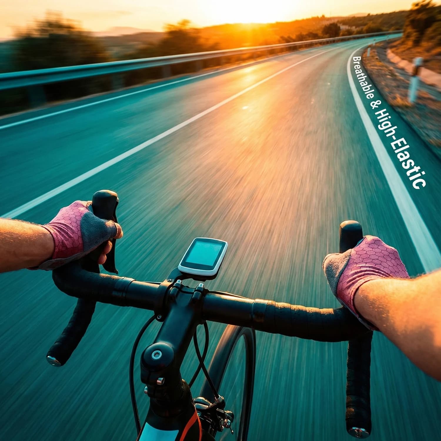 Guanti da Ciclismo ZHUOHUA Leggeri Mezze Dita, Traspiranti Elastici Antiscivolo per Escursionismo Arrampicata Fitness Uso Quotidiano