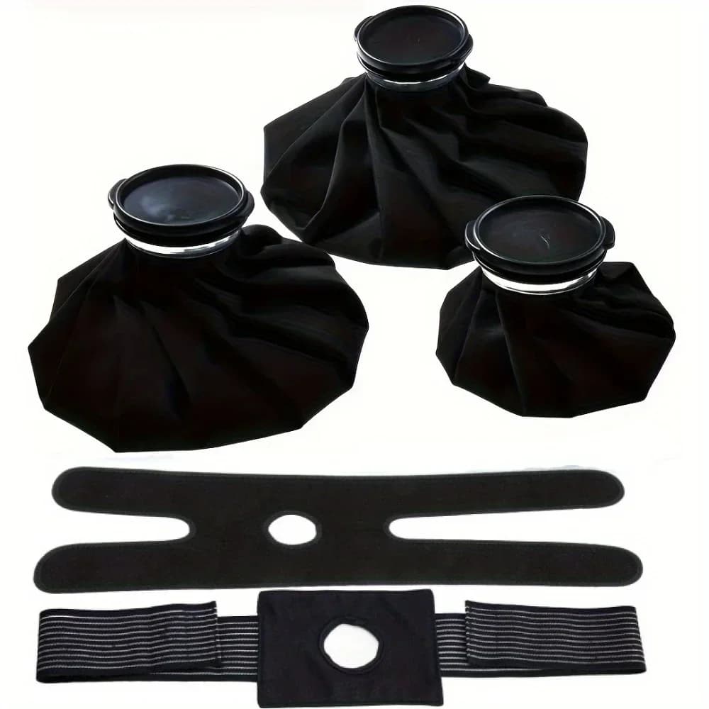 Ice Bag[6', 9' &11' ] Hot and Cold Reusable Ice Bag, Elastic Breathable Support Wrap(for Hot Therapy Is 50-60℃)