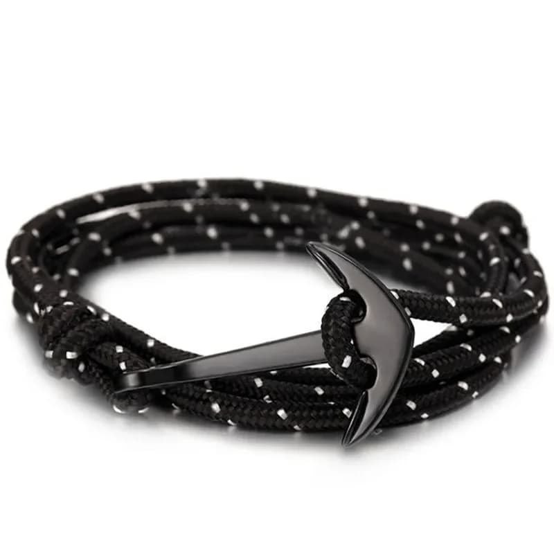 Braccialetti a catena e maglie in corda di nylon stile estivo all'ingrosso Braccialetti di ancoraggio gioielli popolari per donna uomo 2024 vendita calda