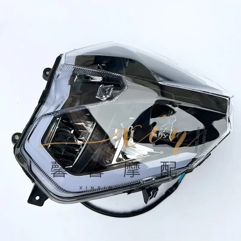 Faro Anteriore per Moto Keeway RKF 125 Compatibile con Benelli 150S 165S 180S TNT25N - Ricambio Luce Faro