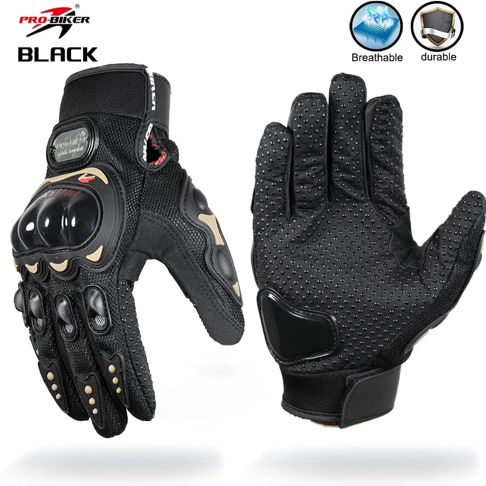 Guanti da Moto da uomo con dita complete attrezzatura da ciclismo guanto da corsa indossabile da cavaliere guanti guanti protettivi da Moto