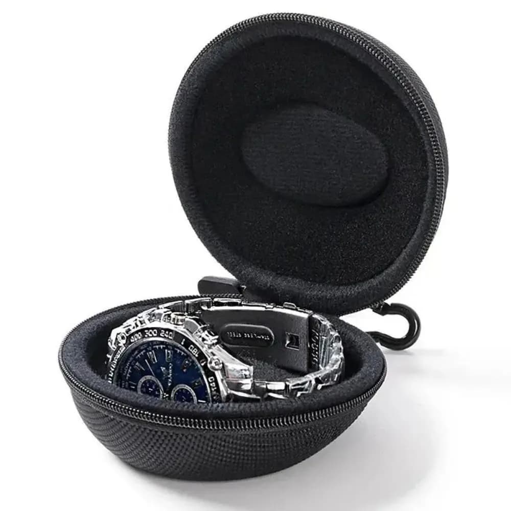 WaterProof Watch Storage Box Shock-Resistant Impact-Resistant Travel Watch Case Zippered EVA Material Wristwatch Storage Bag