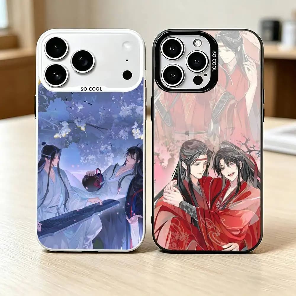 Cover per iPhone del fondatore di Diabolism-m per iPhone 17, 16, 15, 14, 13, 12, 11 Plus, Pro Max, XS, Cover colorata argento