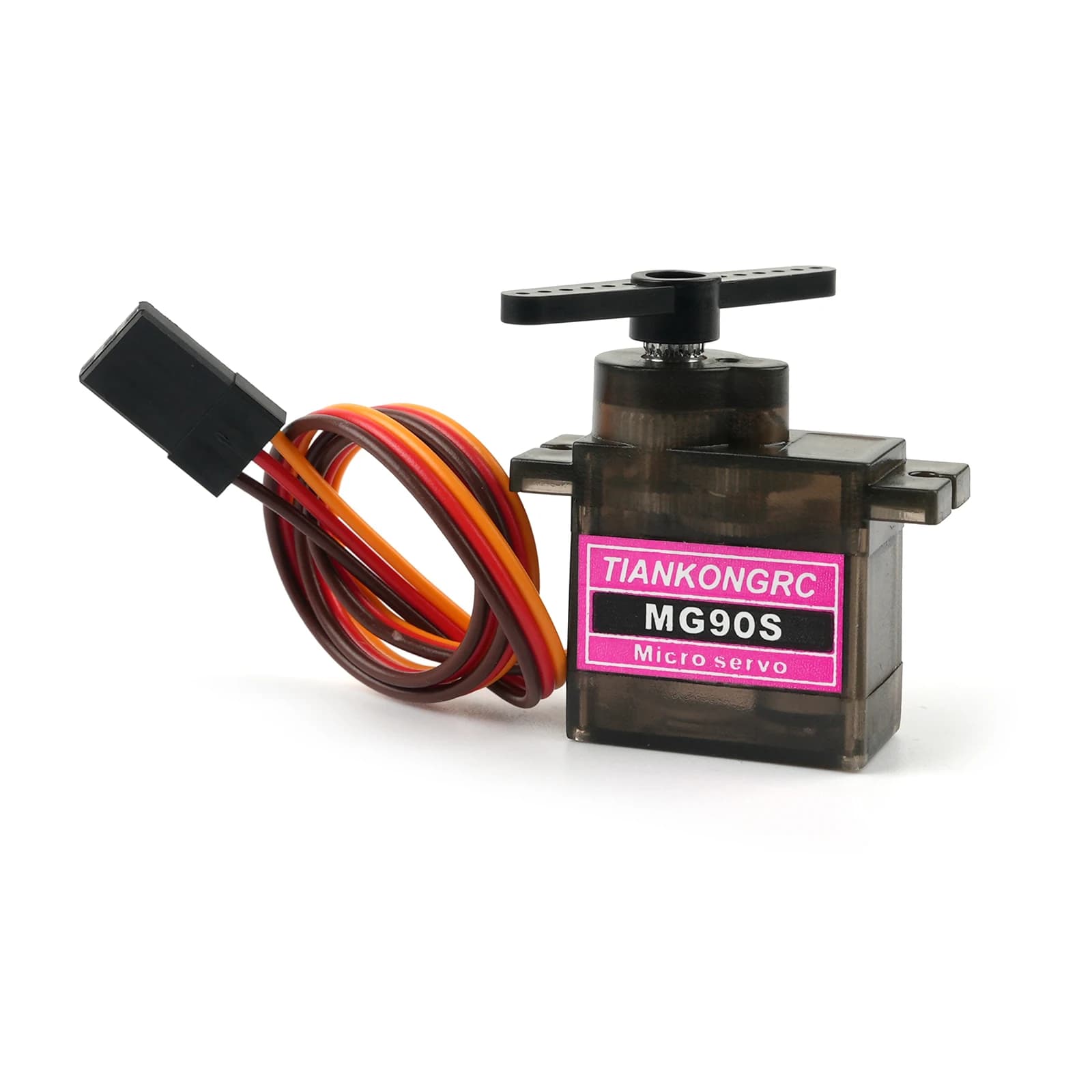 4pcs Lightweight 9g Micro Servo Motor MG90S Mini RC Servo Full Metal Gear for Arduino Robot Helicopter Airplane Car Boat Control