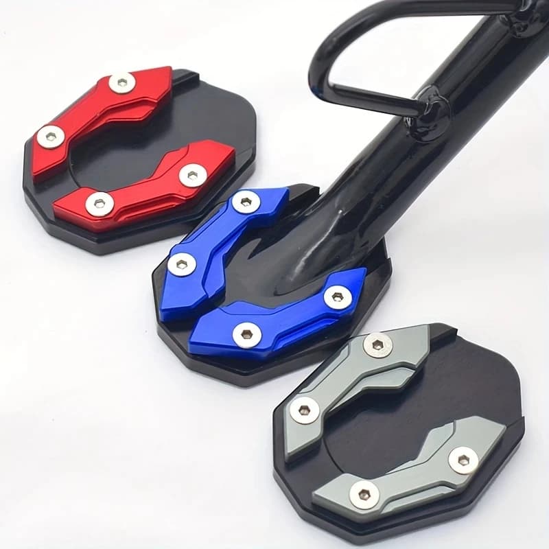 poggiapiedi universale per moto cuscinetto di supporto allargato su un solo lato pedali per moto accessori in alluminio poggiapiedi per moto