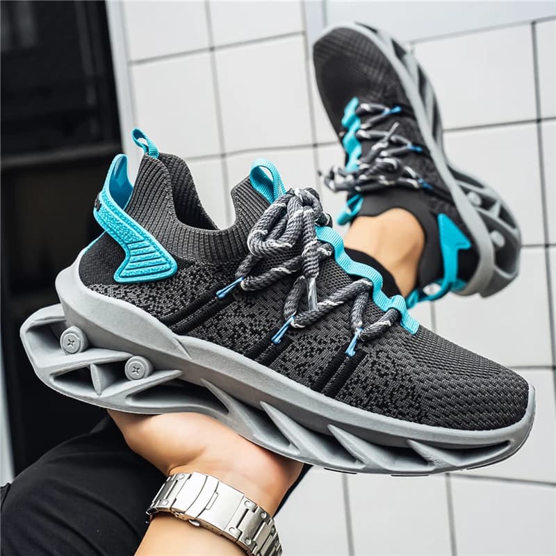 Weight Reduced Unisex Breathable Mesh Sneakers Ultra Light Frame Hollow Surface Design After Meal Stroll Outdoor Daily Running