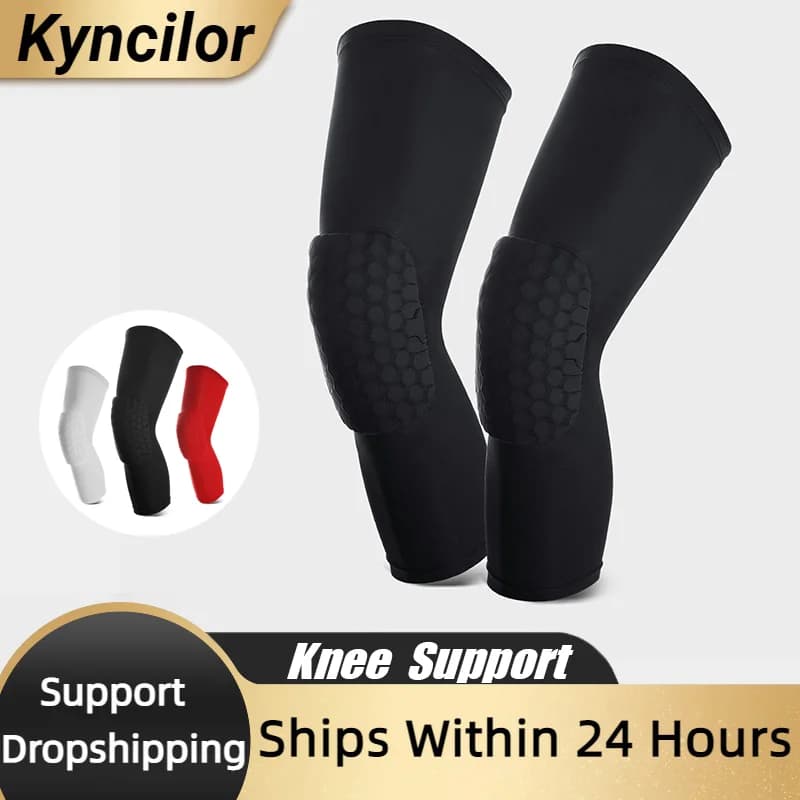 1PC ginocchiere per articolazioni manica tutore da basket ginocchiera elastica equipaggiamento protettivo supporto in schiuma rotulea supporto per pallavolo