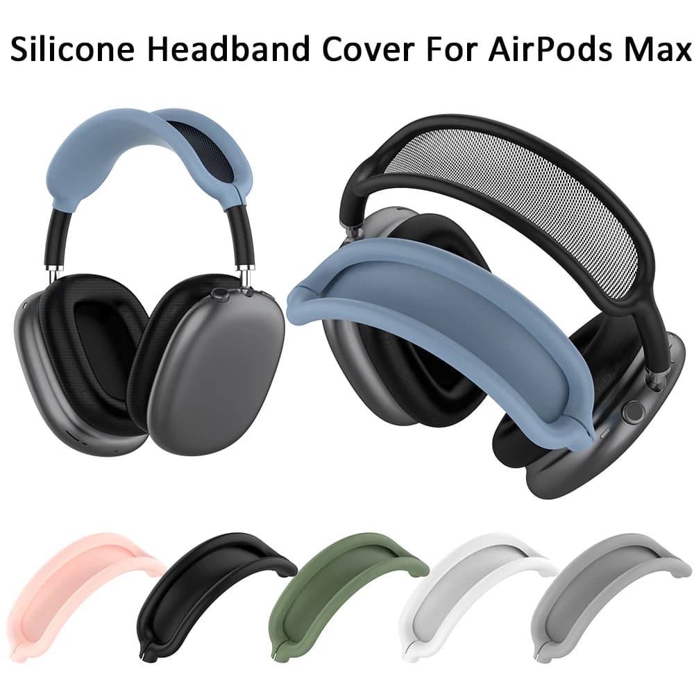 New Accessories Headphones Replacement Protective Silicone Headband Cover For AirPods Max