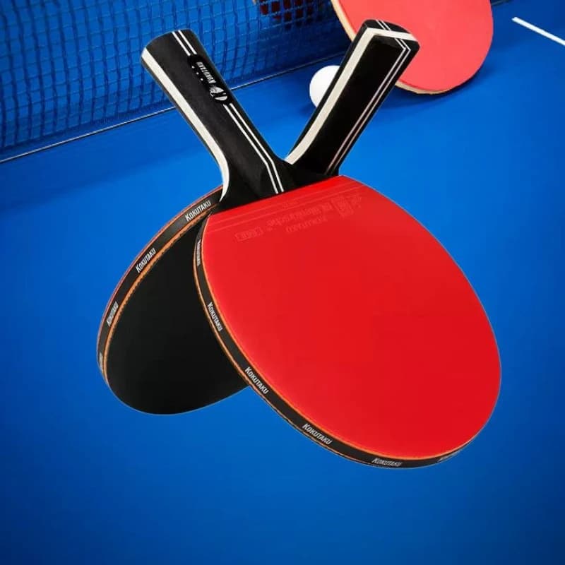 KOKUTAKU Ping pong rack set 3/4/5/7/8/9 stars - Kit for beginners inverted double rubber with student training / matching case