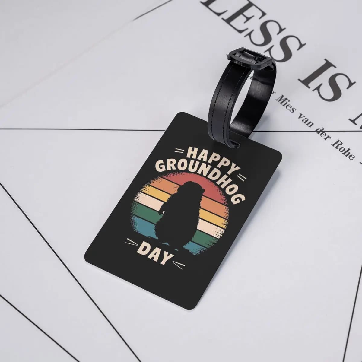 Etichette per Bagagli per Celebrare il Giorno del Martora, Accessori per Valigie, Targhette per Bagagli da Viaggio, Porta Etichette con Nome e Indirizzo