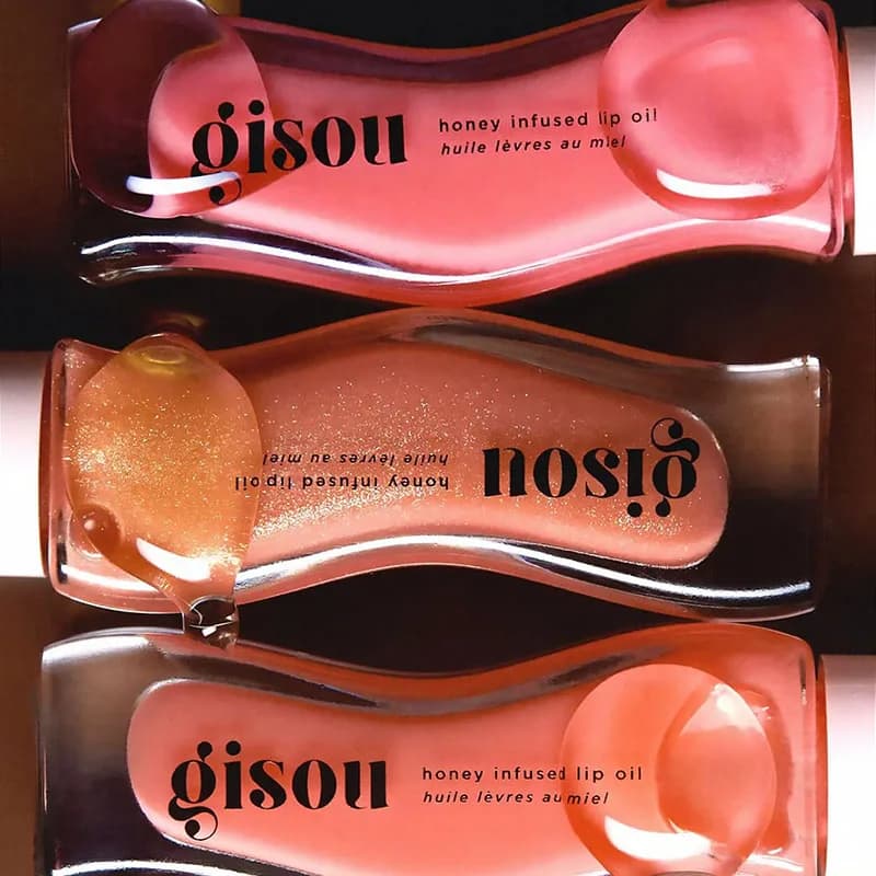 Gisou Hydrating Polished Prugna Balm for Lips Oil For Lips Gloss Lips Care Benetitnt For Lips Cleansing Exfoliating Lips Gloss