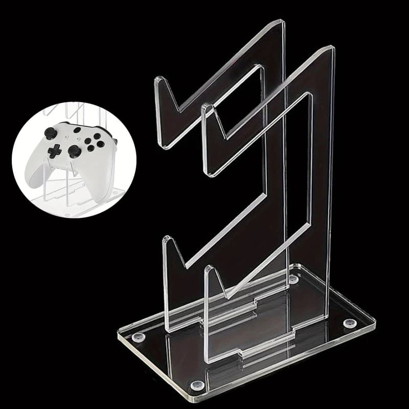 Supporto Universale a Due Livelli per Cuffie e Console di Gioco, Organizzatore da Scrivania per Tutti i Tipi di Cuffie e Accessori