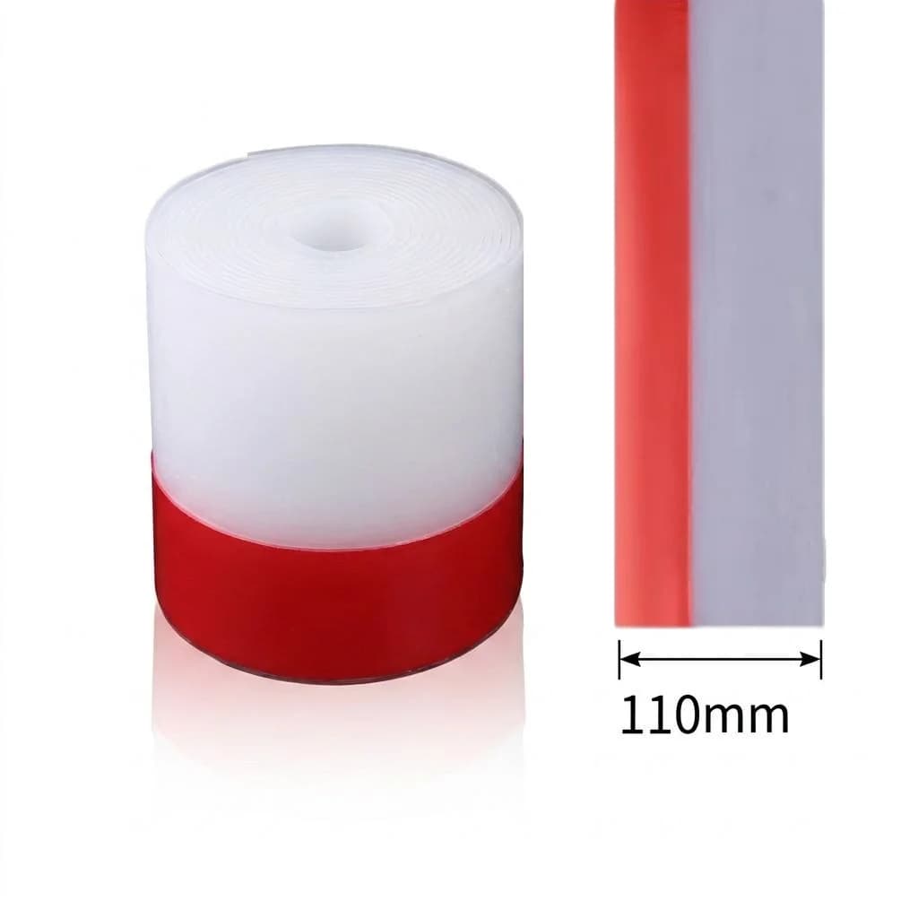 Self Adhesive Silicone Door Draft Stopper,Wide Weather Stripping Under Door Seal Tape for Soundproof Insulation