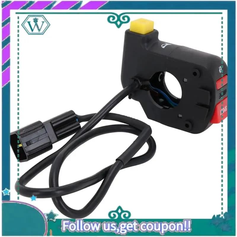 AA92-Pulsante interruttore manubrio moto Interruttore combinato sinistro per Sur Ron Sur-Ron Surron Light Bee Parte bici fuoristrada elettrica