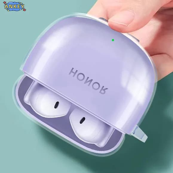 Custodia per Honor Earbuds X6 A Anello di copertura protettiva Anti-caduta in morbido silicone Auricolare Bluetooth senza fili Shell da trasporto