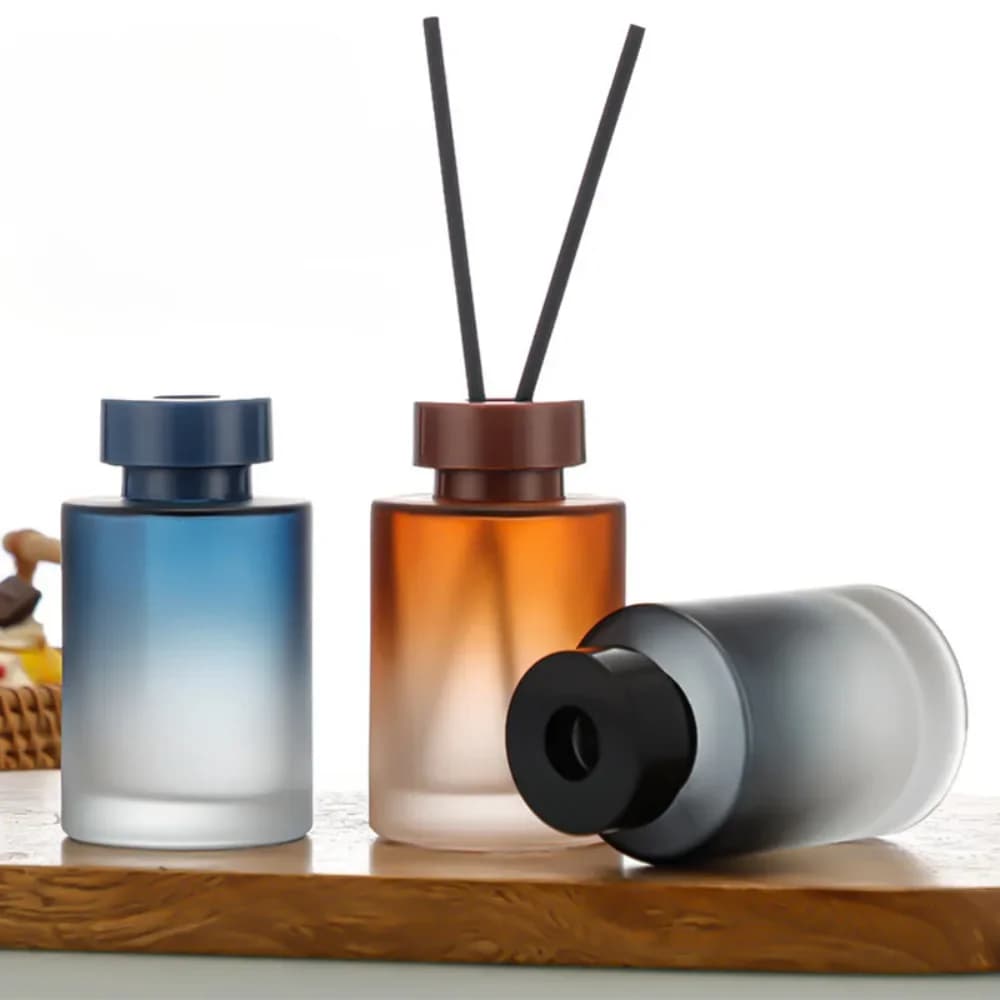 Bottiglia in Vetro Vuota da 120ML per Diffusore, Contenitore Ricaricabile per Aromaterapia, Ricambio per Diffusore a Bastoncini, Fai-da-Te per Casa e Bagno