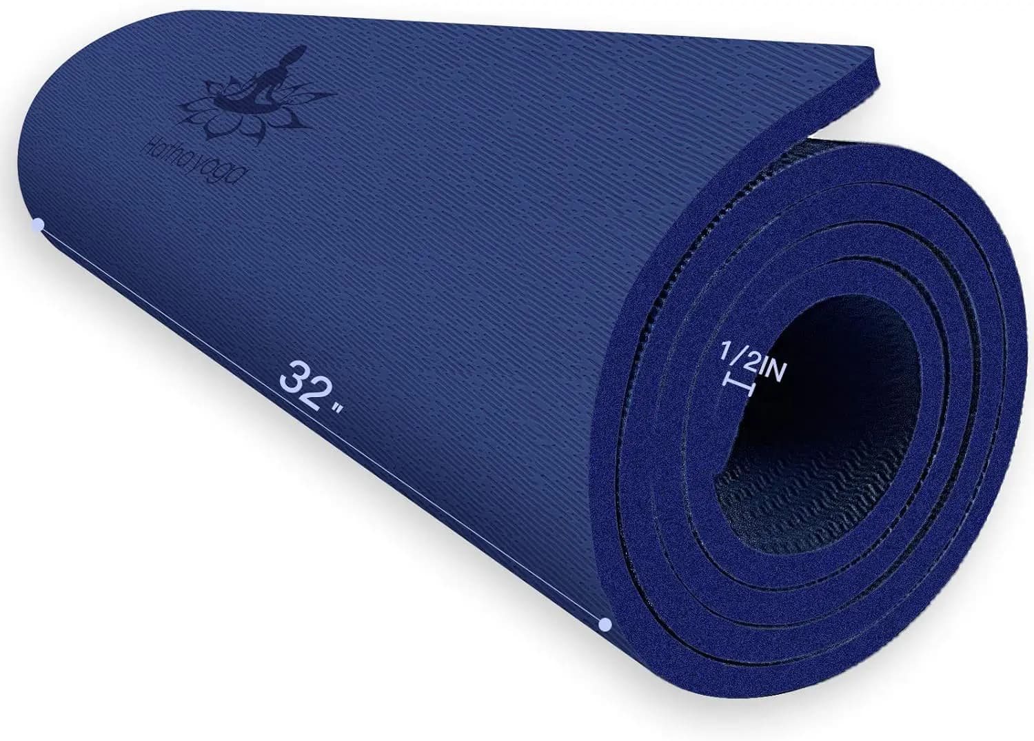 Tappetino Yoga in TPE Extra Spesso, 183x81 cm, 1,27 cm, Ecologico Certificato SGS con Protezione Anti-Strappo per Casa e Viaggio