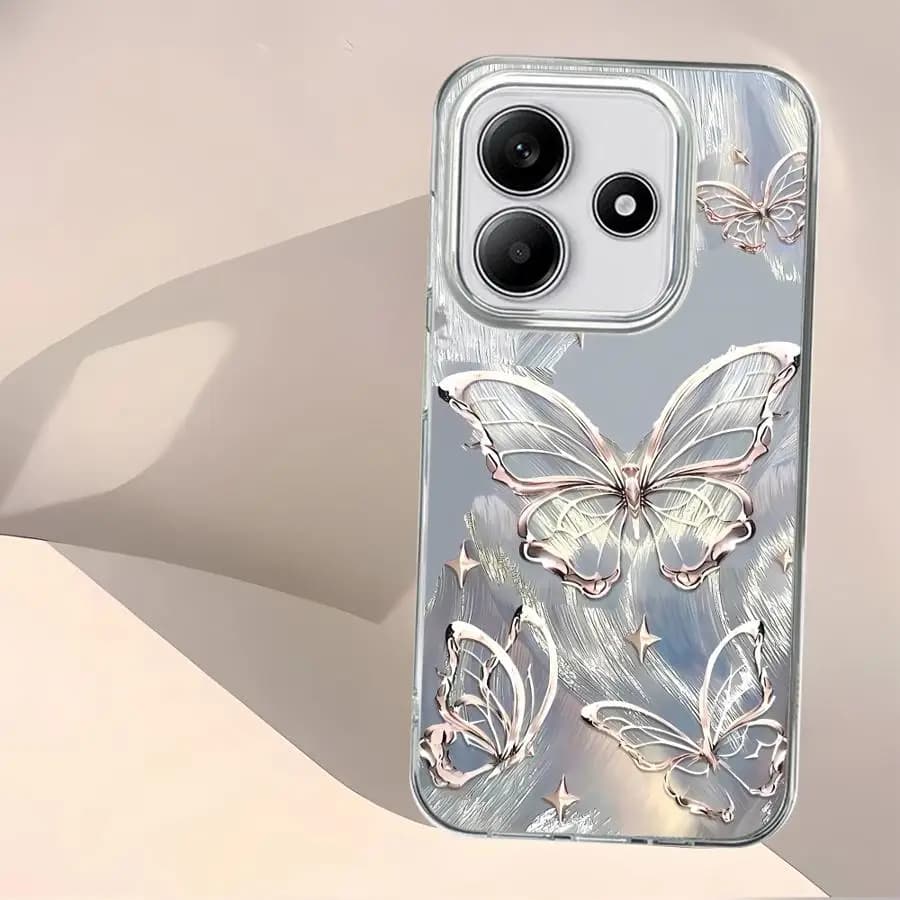 Custodia morbida per telefono con motivo a farfalla popolare artistico per Xiaomi Redmi Note 11 12 Pro 14S 11S 12S 13 14 Pro Plus
