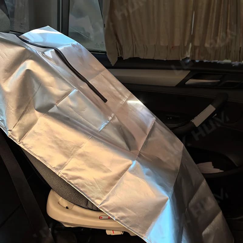 Parasole per Seggiolino Auto per Bambini, Copertura Antipolvere Impermeabile, Protezione UV, Tettuccio Universale con Isolamento Termico