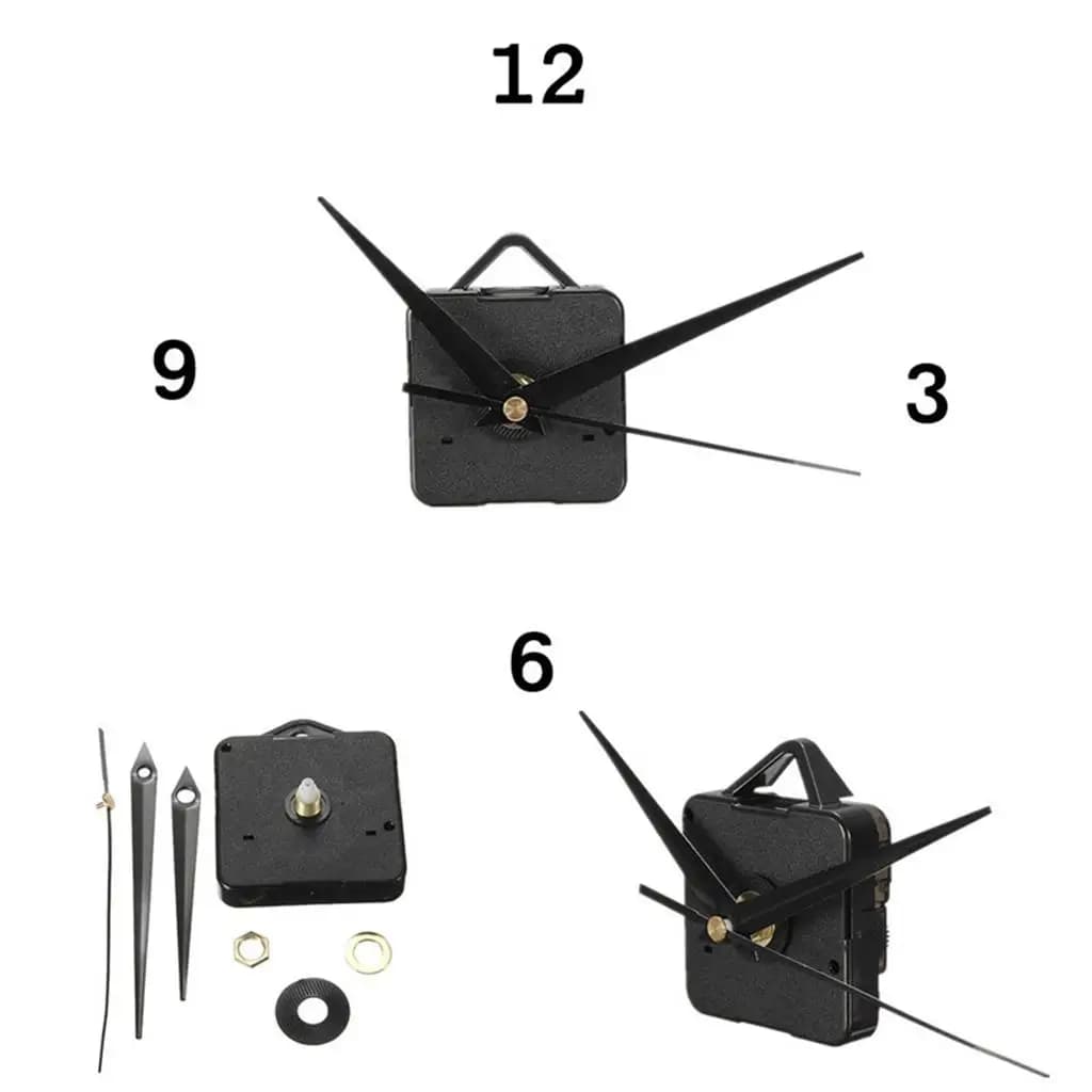 Watch movement / mechanism quartz of hands and parts. Wall clock DIY