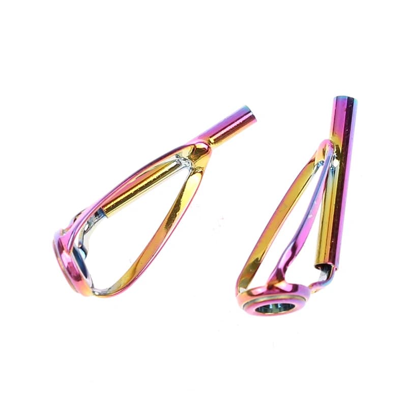 DIY Rod Building Eye Rings Guias de pesca Rod canne a peche guides Fishing Rod Top Guides Free of Tangle Top Tips Repair Kit