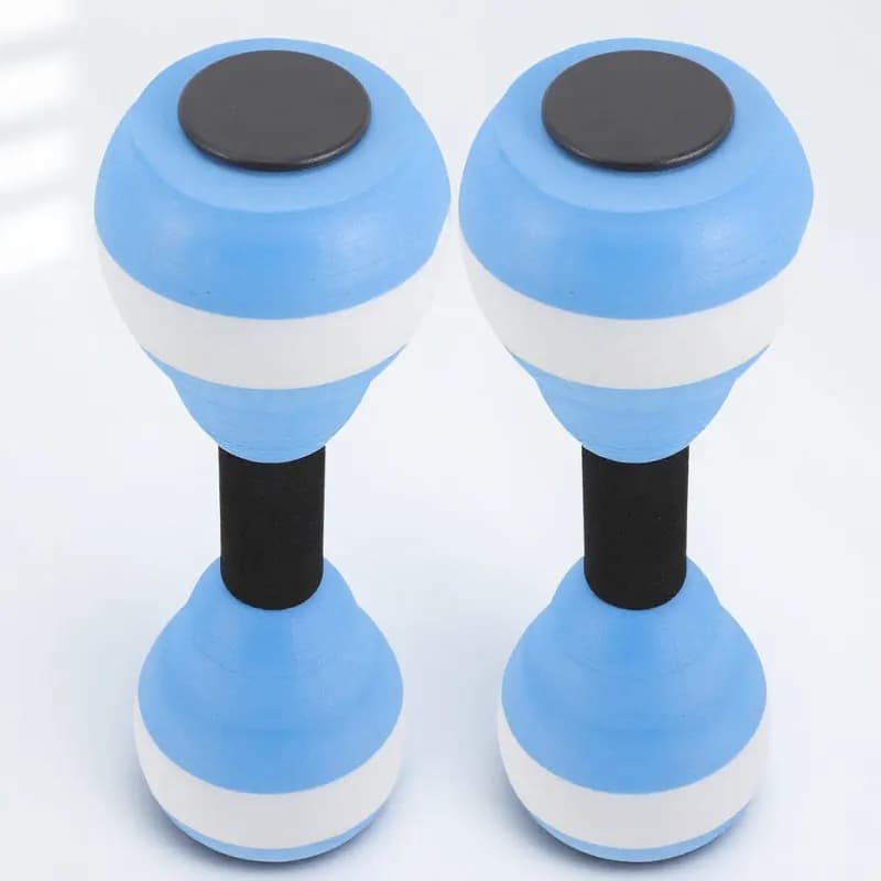 1Pair Floating Water Dumbbells Aquatic Dumbbell Set for Pool Workout Water Resistance Training Swimming Lessons Postpartum