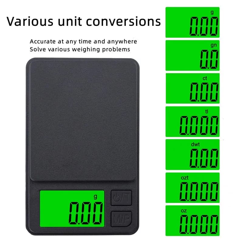 200/500/1kg 0.01g mini bilancia digitale bilancia elettronica tascabile ad alta precisione gioielli peso cucina bilancia elettronica portatile