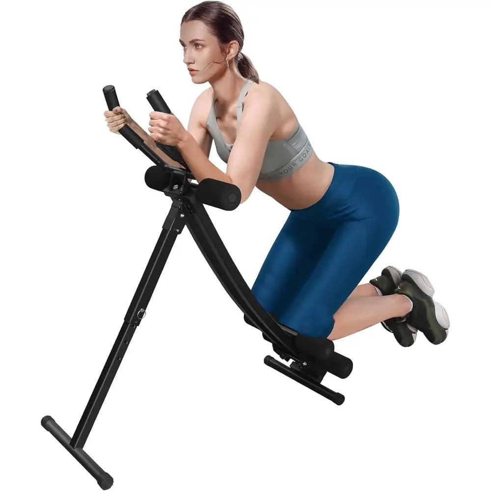 Portable Adjustable Ab Roller for Full-Body Home Gym Workouts - Ideal for Strength Training and Waist Shaping, Suitable for Begi
