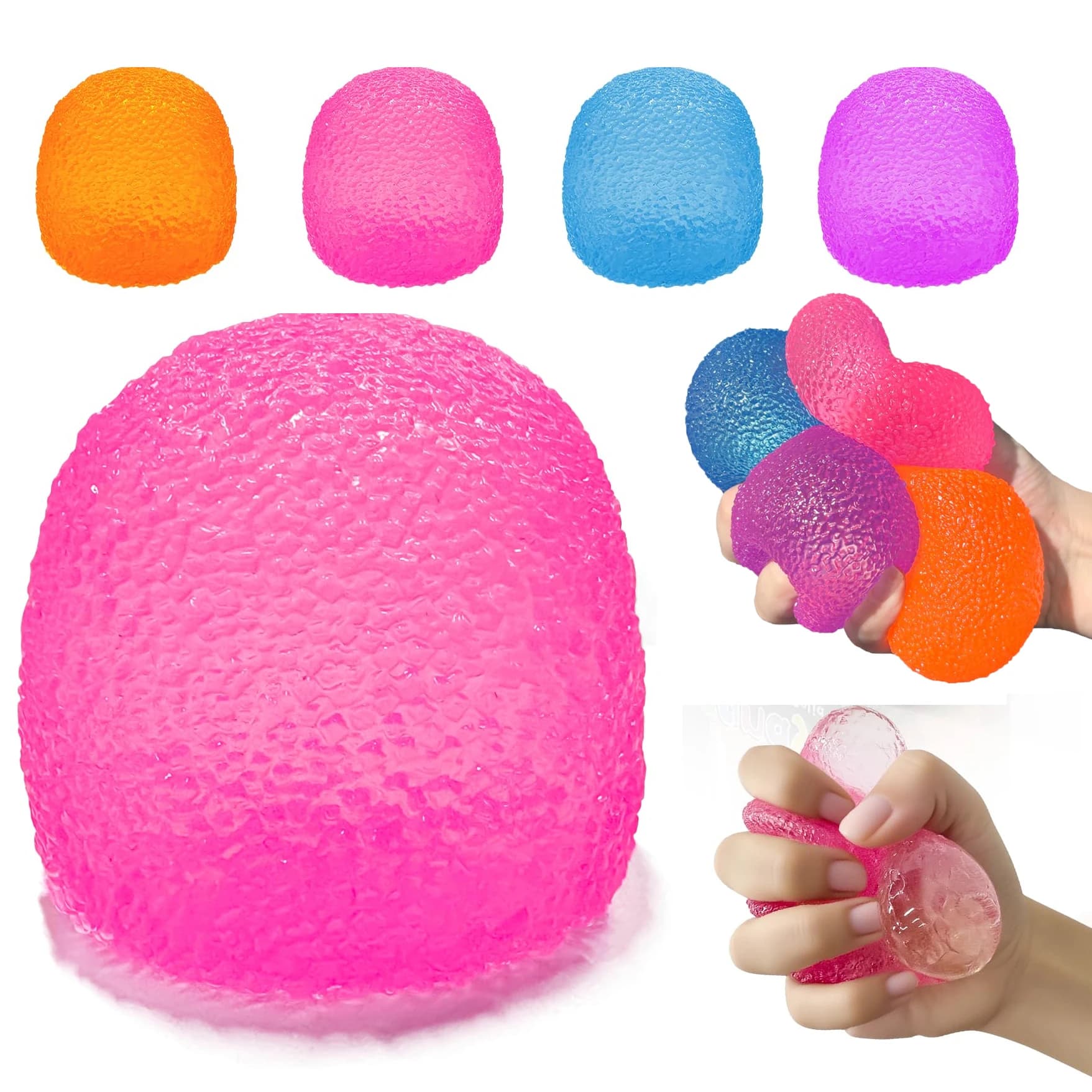 Un morbido e adorabile giocattolo antistress, una palla comprimibile ultraresistente con una texture lenitiva che aiuta a alleviare lo stress; anche un'ottima scelta come regalo di compleanno, riempitivo per cesti pasquali e bomboniere.