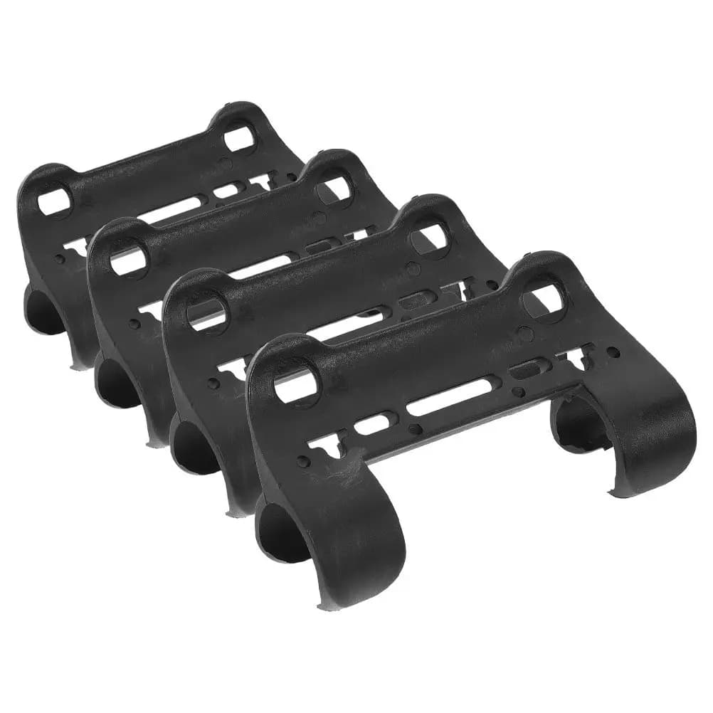 Supporto per Pompa Bici da 4 Pezzi, Clip in Plastica per Telaio Bici, Porta Pompa Portatile per Ciclismo, Attrezzo da Esterno