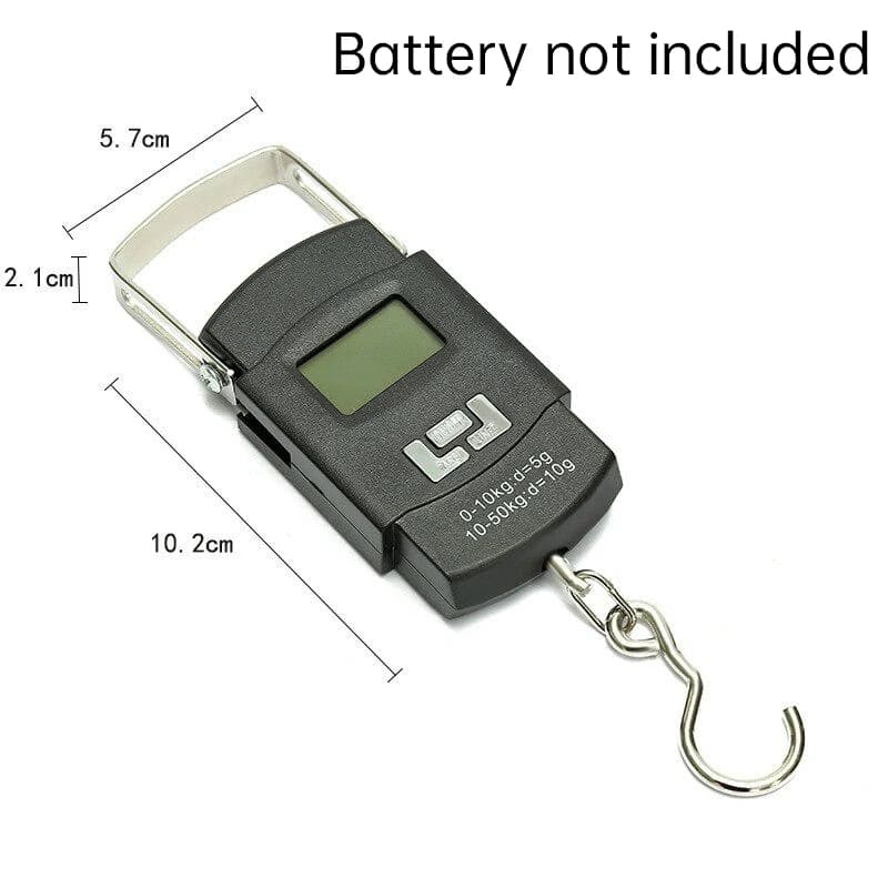 Mini bilancia elettronica portatile per bagagli con display LCD Lock-in Express Ready Use
