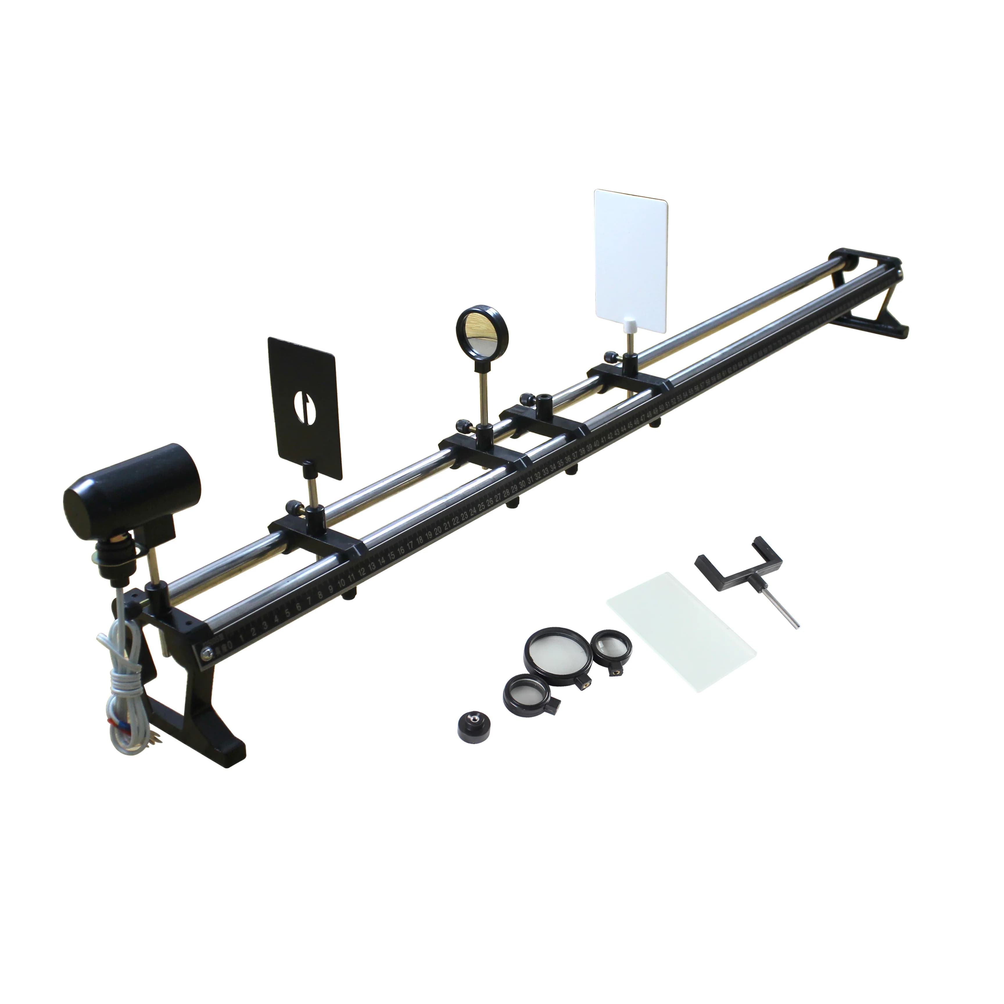 Set di panche ottiche per studenti di esperimenti di laboratorio per fornitori di istruzione con meterstick