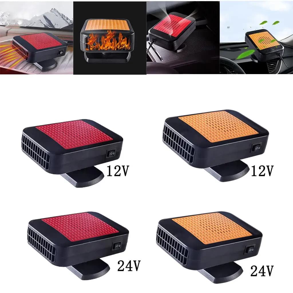 360 Degree Adjustment Car Heater Vehicle-Mounted Windshield Defroster Electric