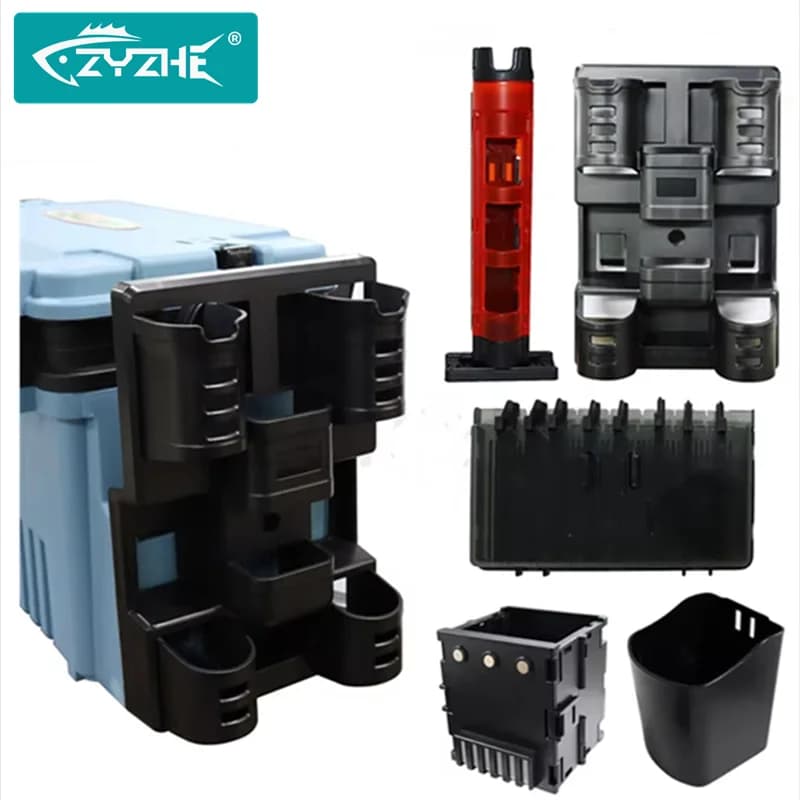ZYZHE Fishing Tackle Box Accessories Water Cup Fishing Rod Holder Lure Fakebait Storage Case High Quality Portable Fishing Tool