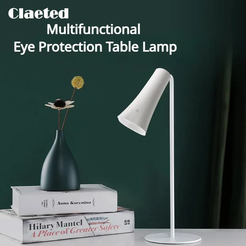 Lampada da tavolo multifunzionale per la protezione degli occhi Apprendimento Luce di aspirazione magnetica rotante Torcia creativa portatile Luce notturna