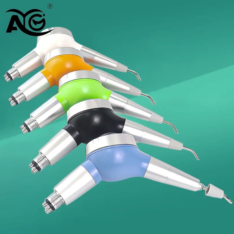 AG Dental Air Polisher, Sabbiatrice ad Aria, Prophy Jet, Lucidatore a Spruzzo d'Acqua, Odontologia, Sbiancamento Denti, Strumenti per Dentisti a 2 o 4 Fori