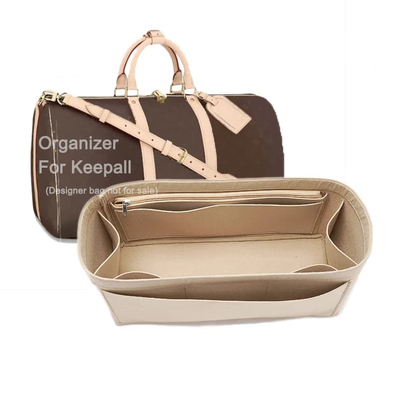 Inserto organizer per borsa adatto per borsa da viaggio Keepall 45 50 55 60, borsa interna, modellatore per custodia con cerniera