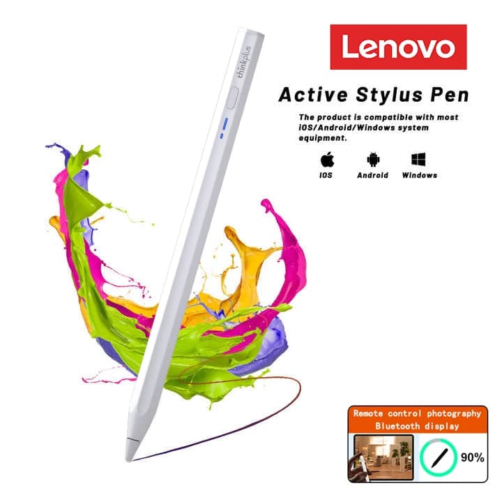 Penna stilo Lenovo per Android/iOS/Windows penna Touch Screen ricaricabile Tilt iPad Stylus Pen per telefono TabletBluetooth BP18BL
