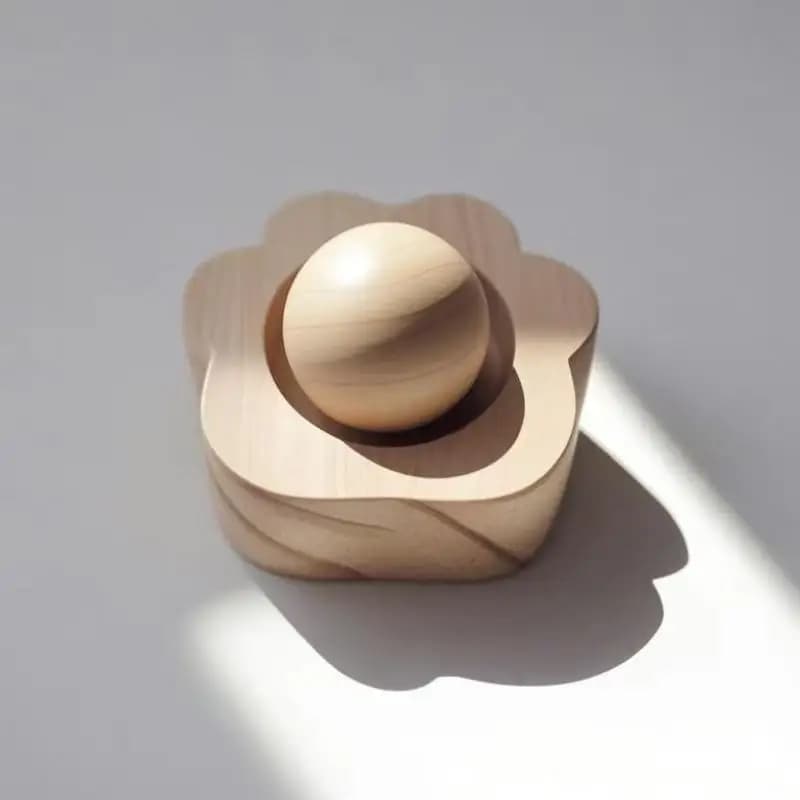 Diffusore di Oli Essenziali, Mini Diffusore Aromaterapico Carino in Legno Naturale per Auto e Casa