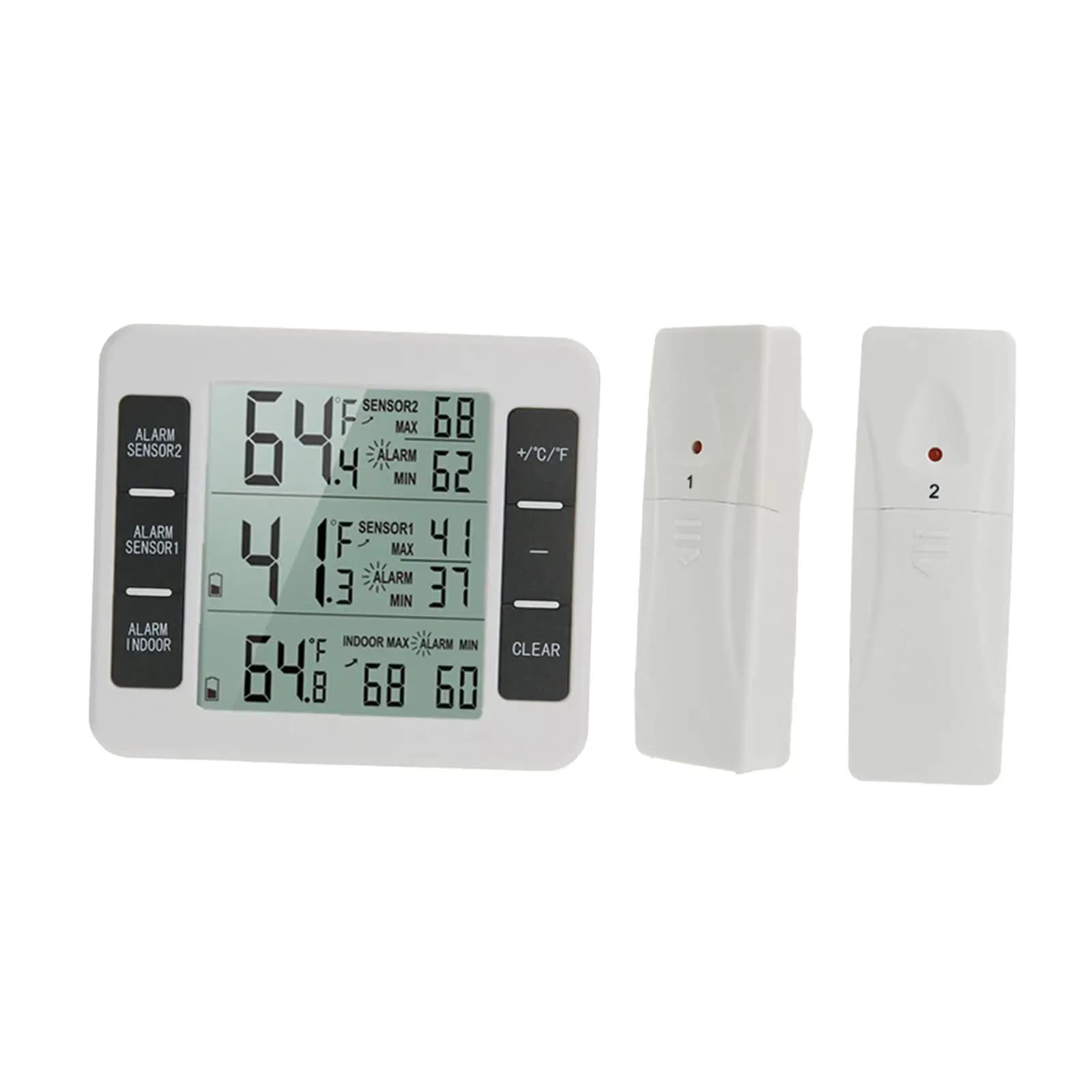 Termometro Wireless per Frigorifero con Allarme Acustico e Magnete Min/Max