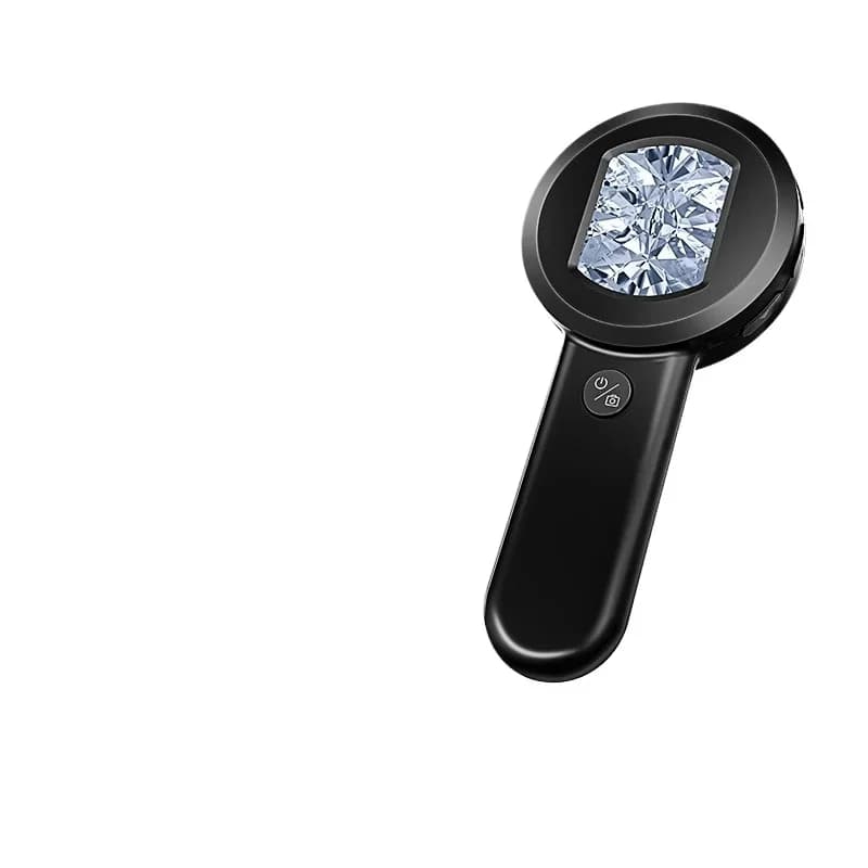 Lente d'ingrandimento digitale portatile ad alta definizione con ricarica USB, microscopio con lente d'ingrandimento