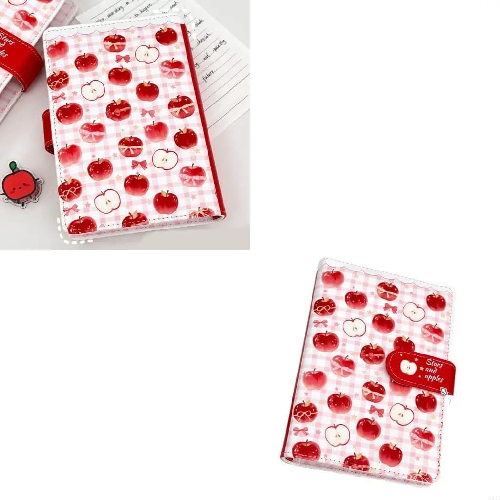 Hardcover PU Notebook with 6 Rings PU Leather Covers Refillable PU Journal K92C