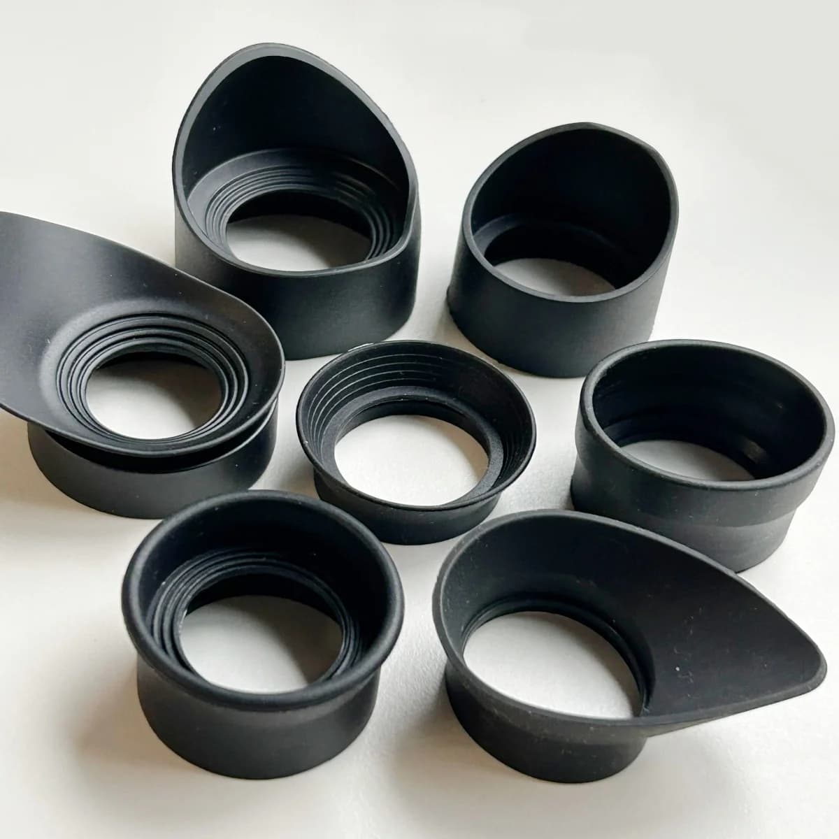10 Pezzi Coprioculare in Gomma per Microscopio 27-48mm, Protezioni per Occhi, Coprioculare per Telescopio e Visore Notturno
