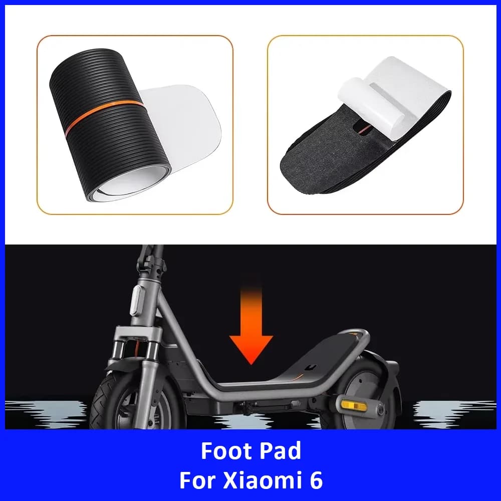 For Xiaomi 6 Mi6 Foot Pad Pedal Cover Electric Scooter Anti-Slip Self-Adhesive Rubber Foot Mat Foot Rest Replacement Repair Part